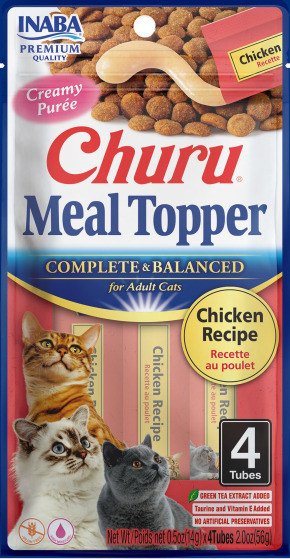 CHURU - CAT MEAL TOPPER CHICKEN RECIPE 14GR (USA903)