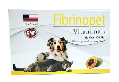 FIBRINOPET - ORAL 300 MG 10 COMPRIMIDOS