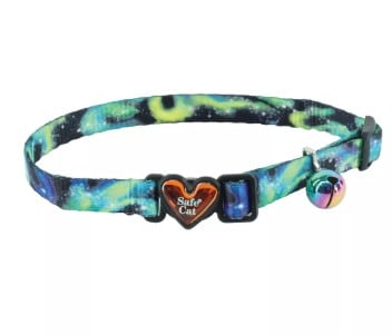 WONDER CAT - COLLAR SEGURO ANTIAHORQUE GALAXIA (VM025)