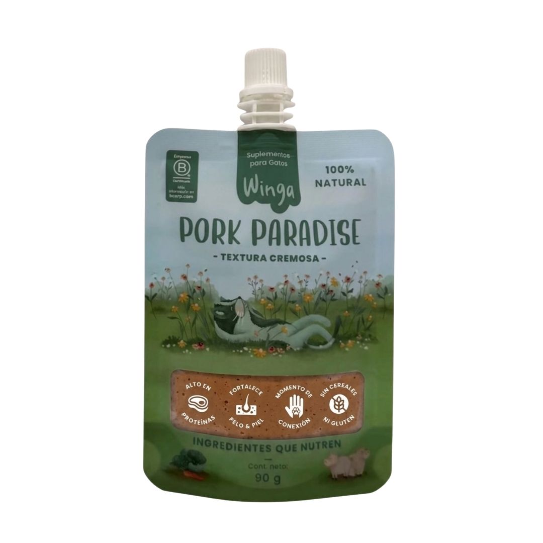WINGA - PORK PARADISE GATO 90 GR - Imagen 2